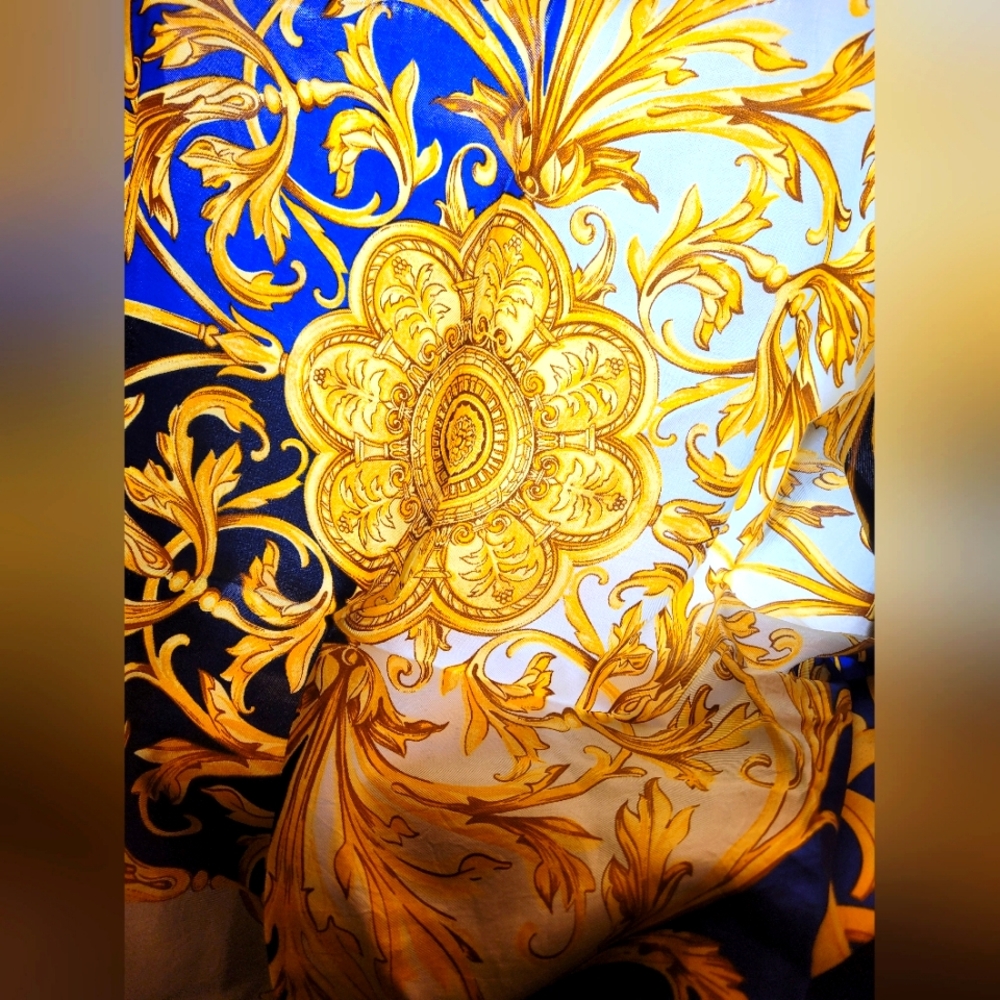 Versace Vintage Baroque Scarf Versus